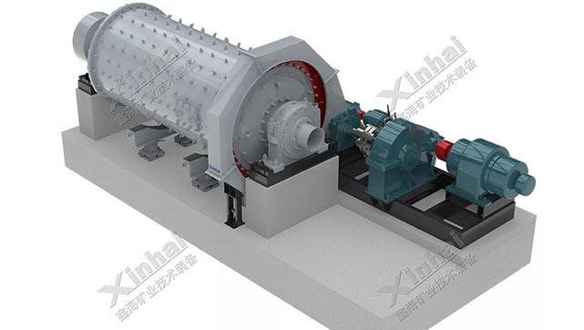 鑫海球磨機整體機架設計